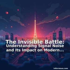 Read more about the article The Invisible Battle: Understanding Signal Noise and Its Impact on Modern Communication Systems