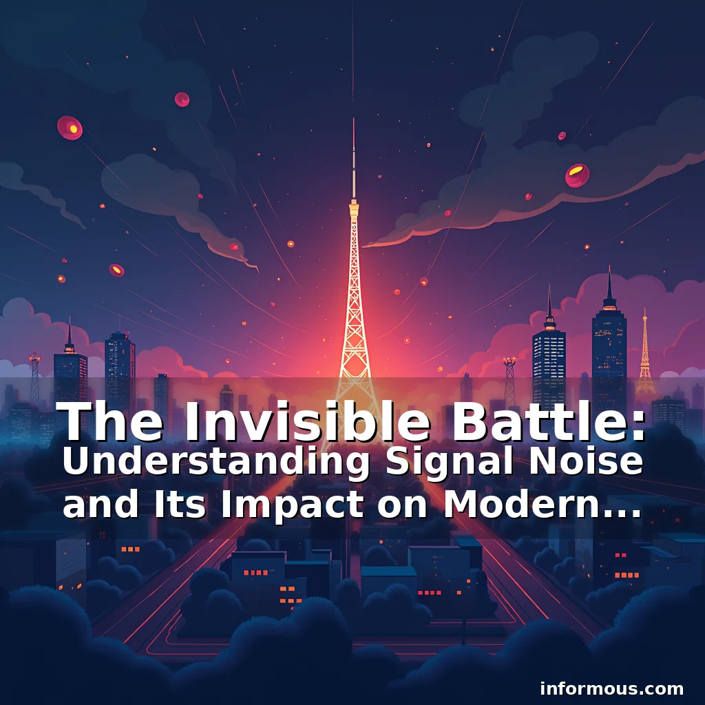 Read more about the article The Invisible Battle: Understanding Signal Noise and Its Impact on Modern Communication Systems