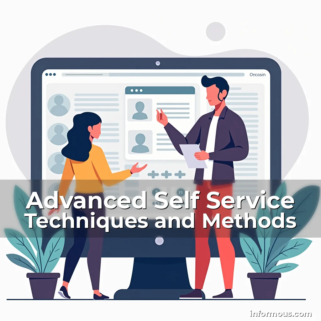 Read more about the article Advanced Self Service Techniques and Methods