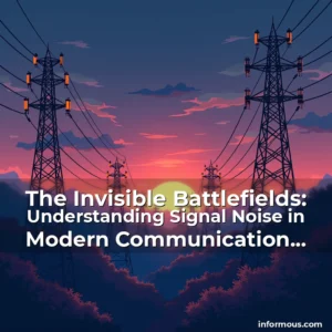 Read more about the article The Invisible Battlefields: Understanding Signal Noise in Modern Communication Systems